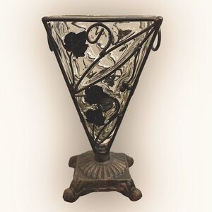 Vintage Hand Blown Glass Vase